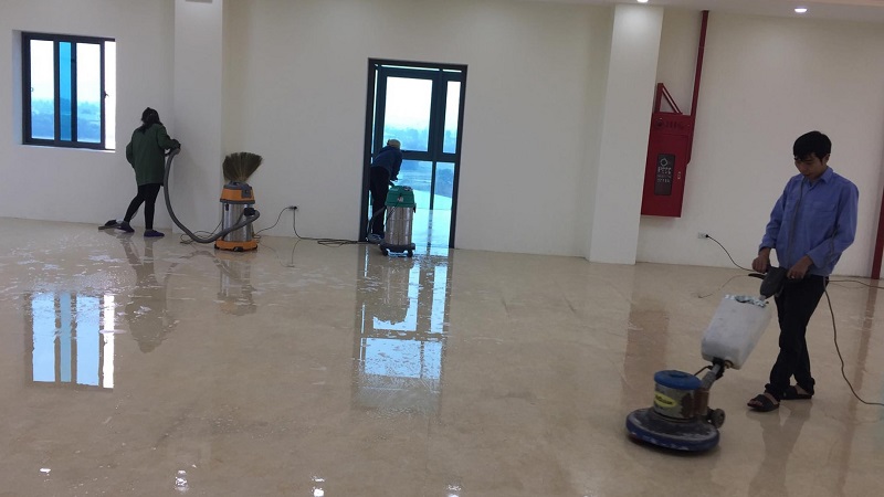 dọn rác công trình tại quận 4 
